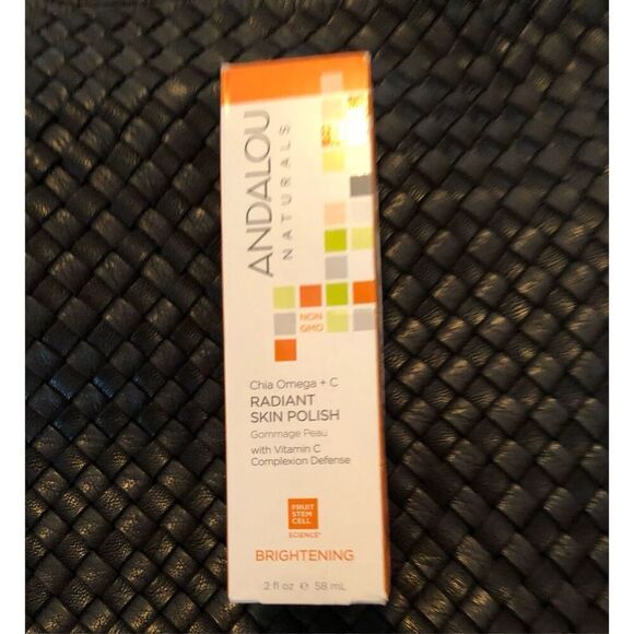 ANDALOU NATURALS - NWT Chia Omega + C Radiant Skin Polish 2 oz. - Picture 2 of 13